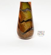 Design Vaas Gloriosa - Fidrio INDIAN SUMMER - glas, mondgeblazen bloemenvaas - hoogte 30 cm
