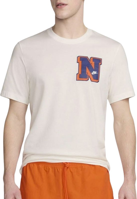 T-shirt Nike Sportswear Wit pour homme Sail Taille L