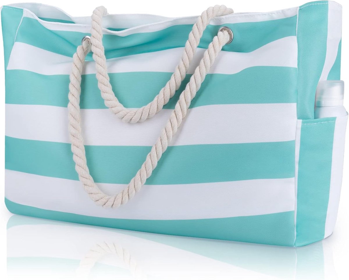 Sac Fourre-Tout Imperméable Avec Fermeture Éclair - Motif Animaux Drôles - Pour École, Plage, Voyage - 35x27 Cm