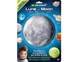 foto van Buki sticker maan - Glow in the dark muurdecoratie voor kinderen.
