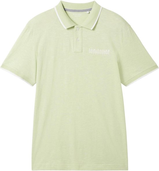 Tom Tailor Poloshirt Gestreepte Polo 1041786xx10 35599 Mannen Maat - 3XL