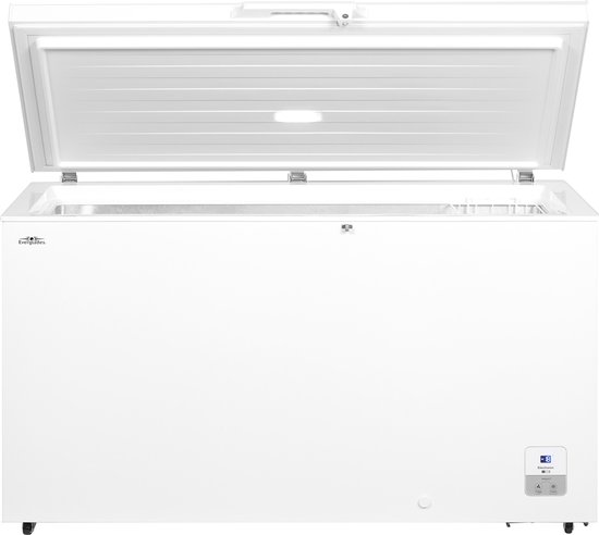 Everglades EVFR5204 - Vrieskist - 420 Liter - E Klasse - Digitaal - Koelfunctie - Wit - 5 jaar Garantie