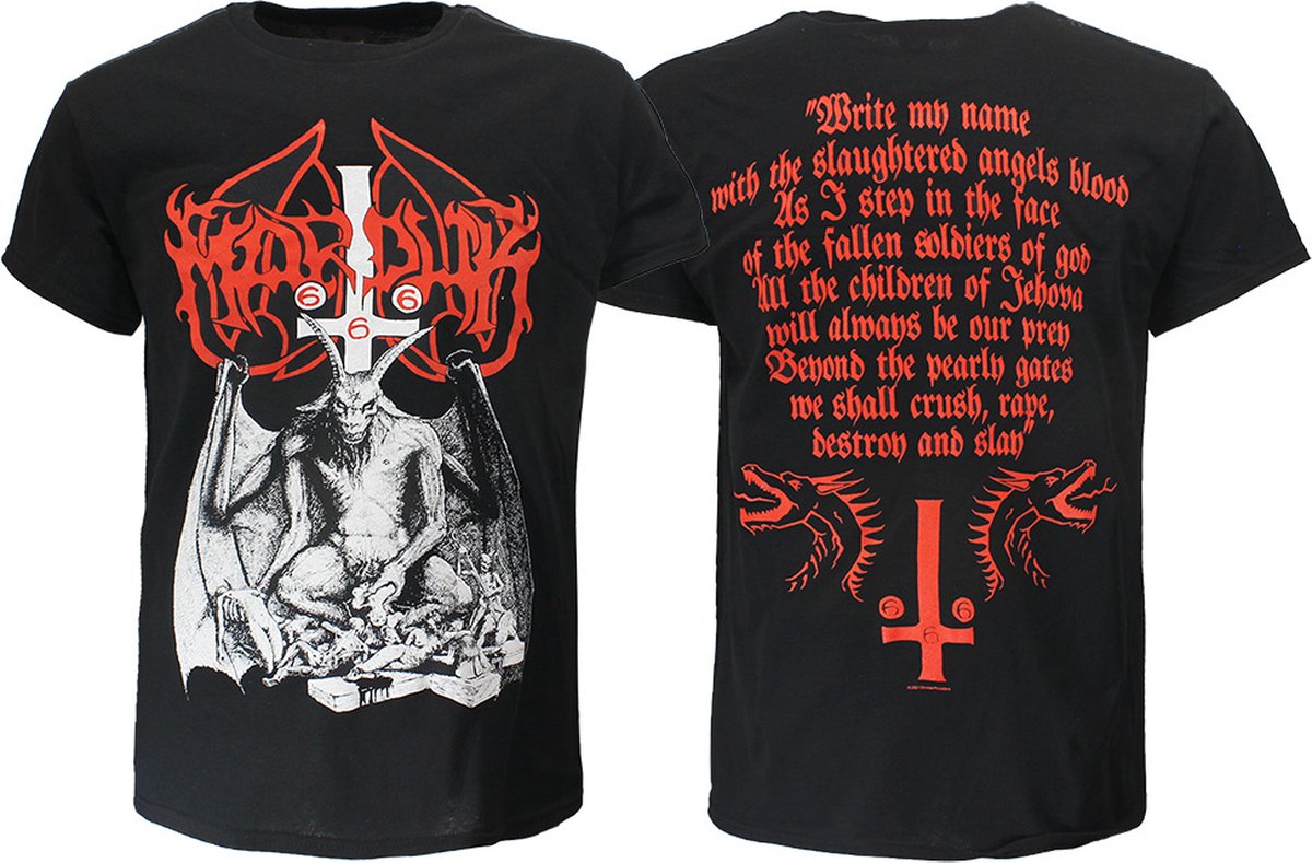 Marduk Demon With Wings T-Shirt - Officiële Merchandise - XXL