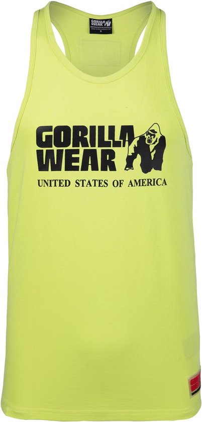 Gorilla Wear Classic Tank Top - Wild Lime - XL