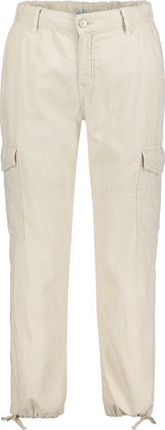 Red Button Broek Conny Cargo Cotton Linen Srb4167 Pearl Dames Maat - W40