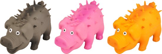 Beeztees Flatino Flamingo Fe Knuffel - Puppyspeelgoed - Roze - 4x24x5.5 cm