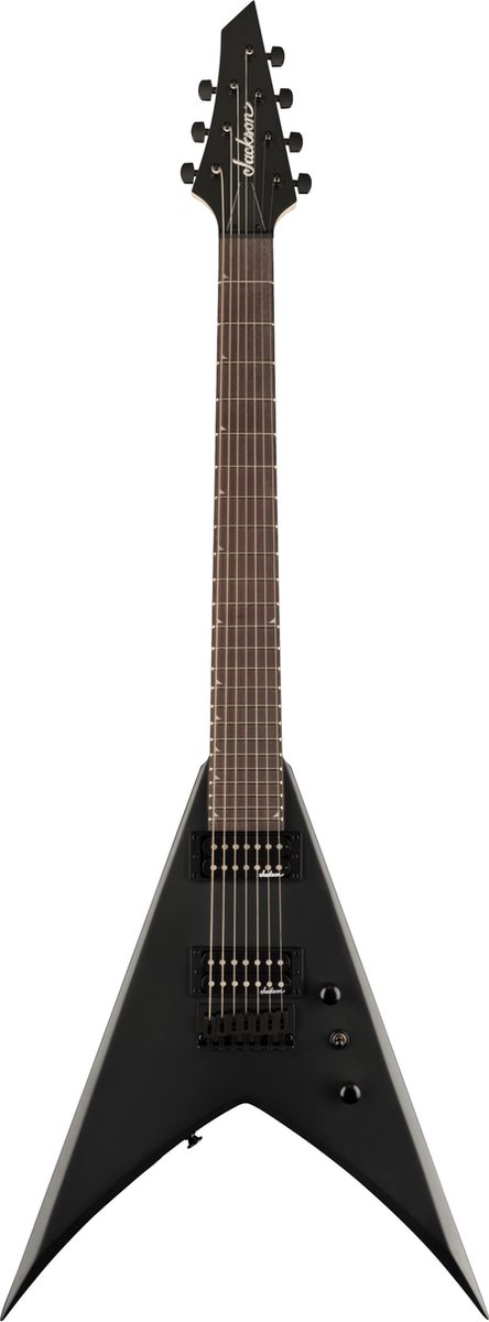 Jackson JS Series King V JS22-7 KV HT Satin Black 7-snarige elektrische gitaar