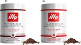 Illy - Grains de café - Paquet d'essai - 100% Arabica - 4 x 250g