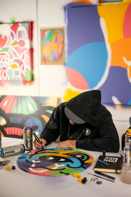 MTN Water Based Spray Can - peinture à l'eau - RV-336 Azul Mikonos - 400ml