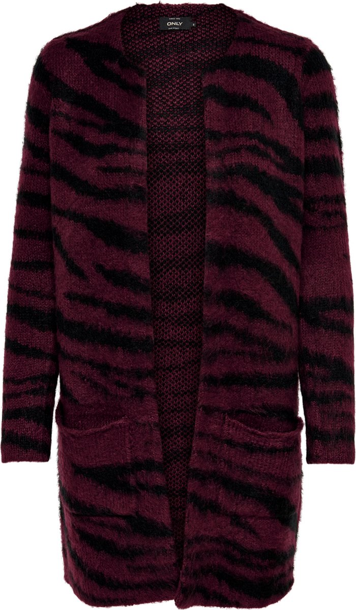 ONLY - Cardigan - Maat S - Vrouwen - TAWNY PORT -