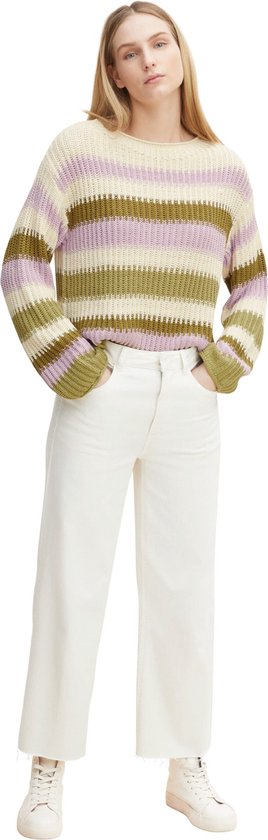 Tom Tailor Dames-Pull--29232 multicolo-Maat XXL