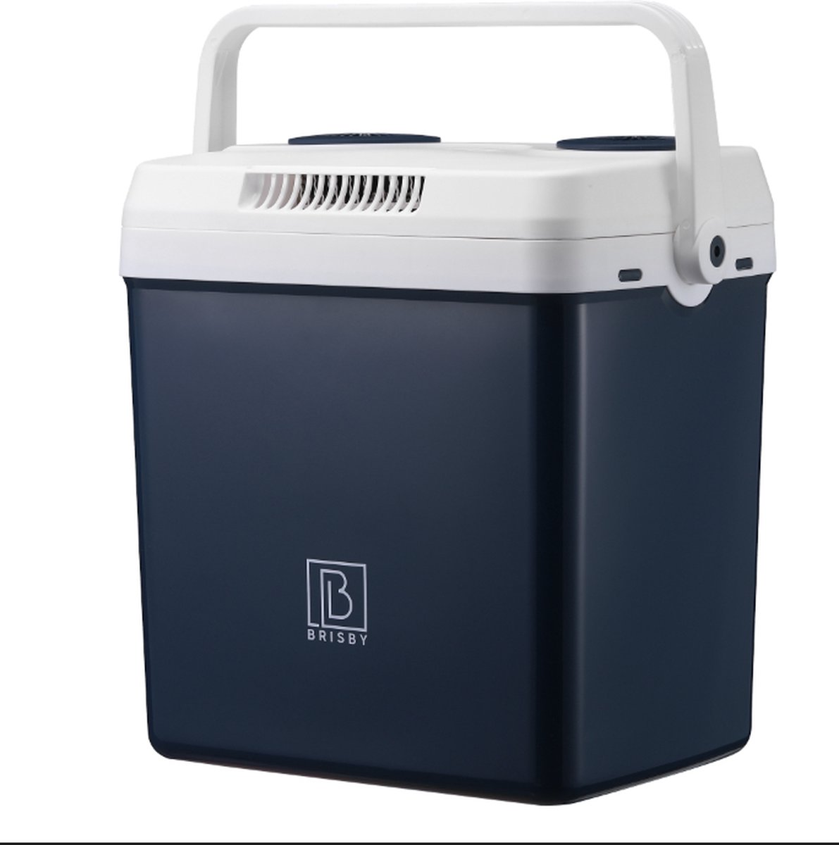 Brisby 25 Liter Elektrische Koelbox, Frigobox Deluxe met 12V, 220/230 Volt Aansluiting voor Auto en Camping – AC/DC - Coolbox - Divider en Deksel vergrendelstand - BLAUW – foto 2