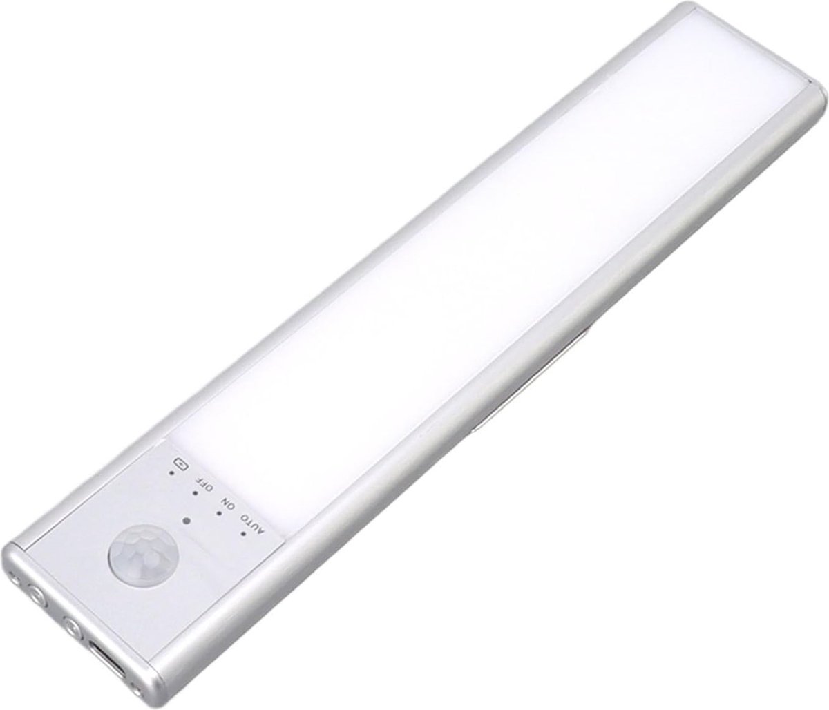 Halmaz LED Kastverlichting - Kastlamp - Bewegingssensor Lichtbalk - Oplaadbaar - Trapverlichting - 15cm