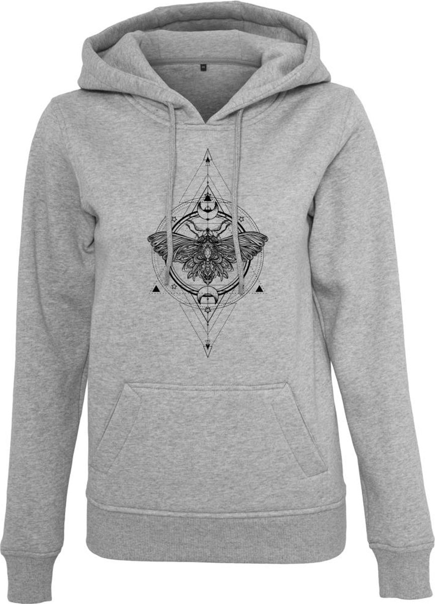 Mister Tee Moth Hoodie/trui S Grijs