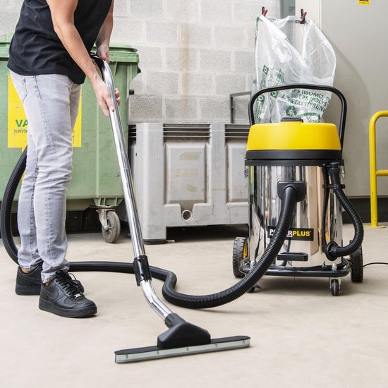 Powerplus elektrische stofzuiger nat-droog POWX325 - 2x1200W - 2 motoren - 2-in-1: zuig- & blaasfunctie - 60l tank - met 4 acc.