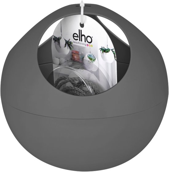 Elho B.for Soft Air 18 - Bloempot voor Binnen - Ø 18.0 x H 17.5 cm - Antraciet