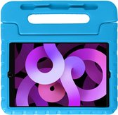Hoes Geschikt voor iPad Air 6 (12,9 inch) Hoes Bumper Kindvriendelijk Kids Case - Hoesje Geschikt voor iPad Air 2024 Hoesje Shockproof Cover Hoes - Blauw