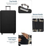 Kofferbeschermhoezen - Bagage Elastisch Spandex Kofferbeschermer Hoes Wasbare bagagehoes S/M/L/XL