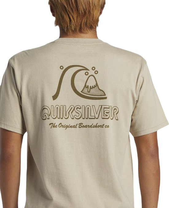 Quiksilver The Original T-shirt - Plaza Taupe