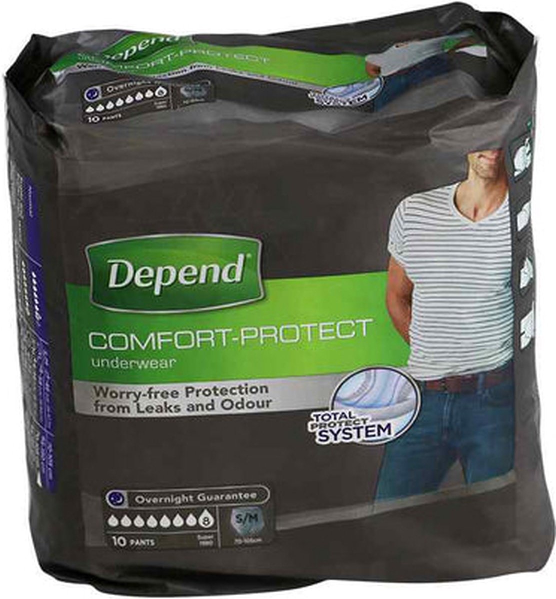 Goedkoopste Depend pants for Men super (L/XL)- 10 x 9 stuks voordeelverpakking