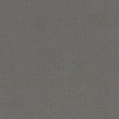 Uni kleuren behang Profhome 386941-GU vliesbehang hardvinyl warmdruk in reliëf licht gestructureerd in used-look mat antraciet koper donkergrijs 5,33 m2