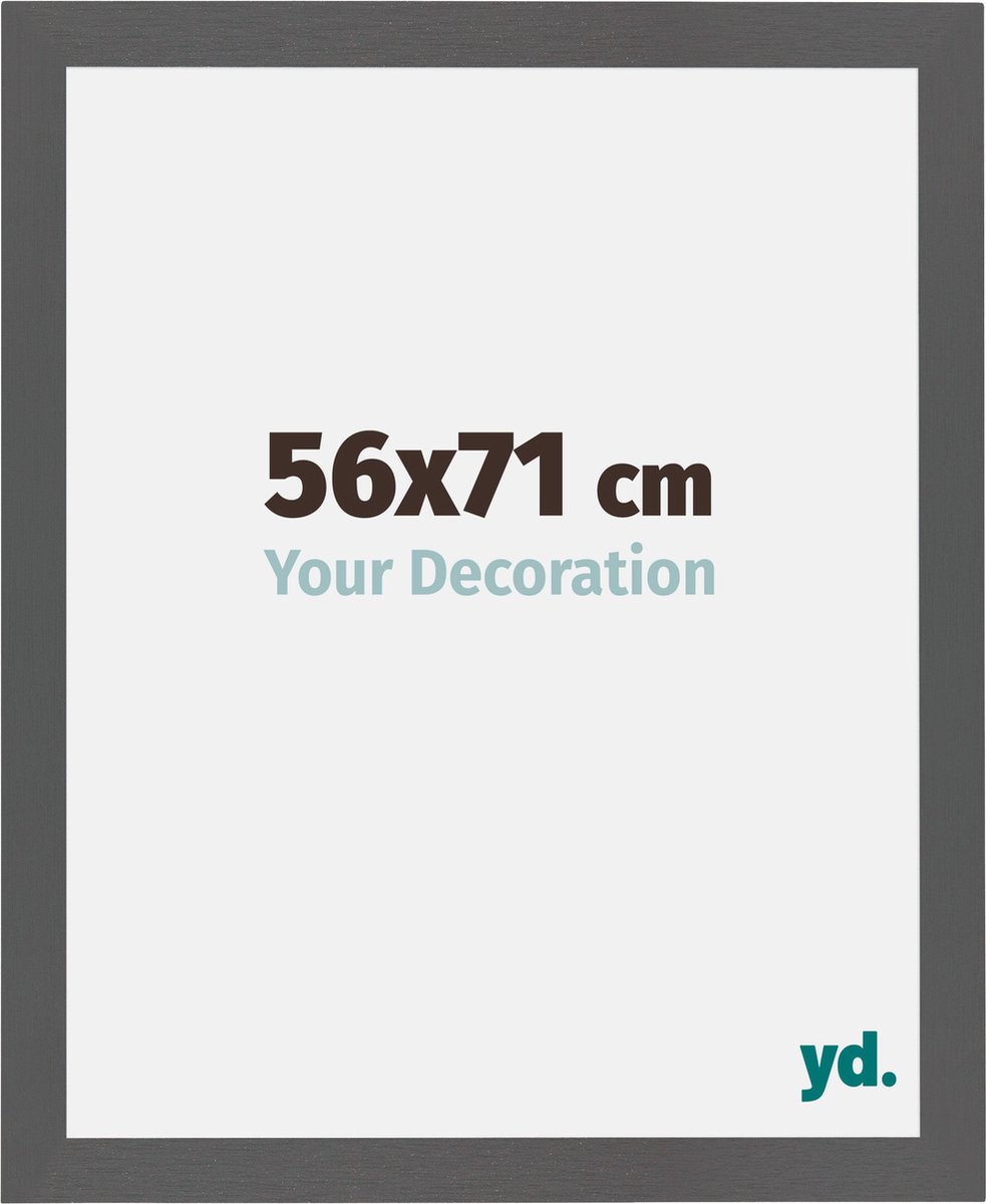 yd. Your Decoration - Fotolijst 56x71 cm - MDF - Antraciet - Mura