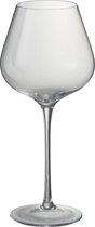 J-Line Verre Bord Vin Blanc Cristal Transparent