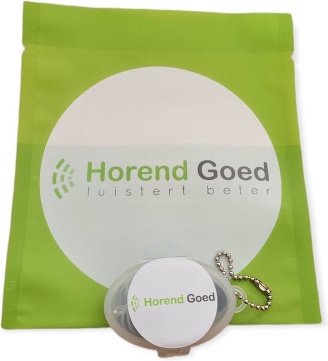 Goedkoopste Horend Goed koordje voor hoortoestel Zilver