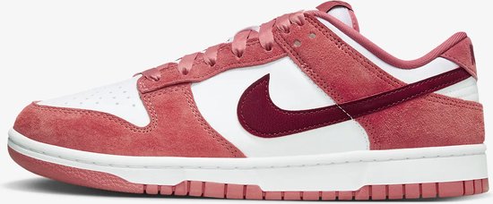 Nike Dunk Low Wmns "Valentine’s Day" - Sneakers - Dames - Maat 37.5 - Wit/Dragon Red/Team Red