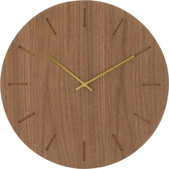 J-line horloge - bois - naturel - Ø 4 cm