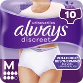 Always Discreet Incontinentiebroekjes - Bij Urineverlies Dames - M - 10 Broekjes