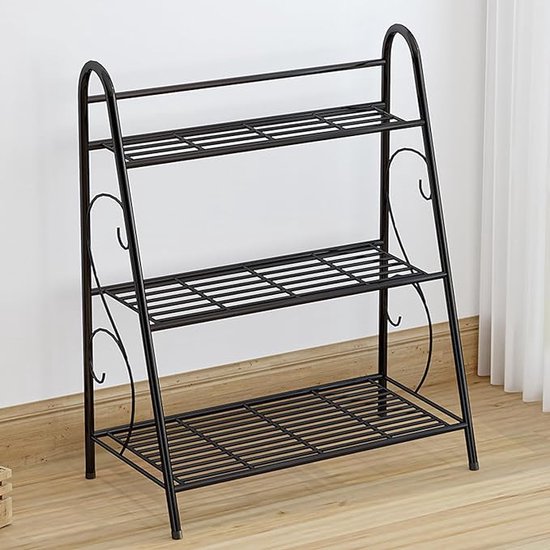 Relaxdays Deurmat Gietijzer Stabiele Voetmat Landhuisstijl Droogloopmat Voetveger B 595897249