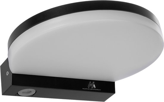 Maclean - Applique - Lampe LED , noir, 15W, IP65, 1300lm, blanc neutre (4000K) MCE346 B