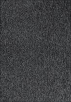 Pochon - Tapijt Nizza - Antraciet - 100x60x0,7 - Vloerkleed - Laagpolige Vloerkleed - Kortpolige Vloerkleed