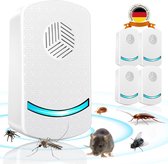 Effectieve Ultrasone Anti-Knaagdieren Insecten Indoor Muis en Ratten Repeller |Anti-Muis |Ratten |Muggen|Kakkerlakken|Mieren|Spinnen-A