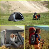 tent voor kamperen - ideaal bij het kamperen, wandelen, trekking, op reis 1-2 personen , 2,6L x 1,25B x 1,1H meter