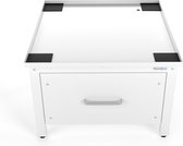 Wasophoogte® Wasmachine verhoger met lade - Wasmachine opbouwmeubel - Wasmachine sokkel - 42cm hoog - Wit - Universeel - Inclusief Lekbak