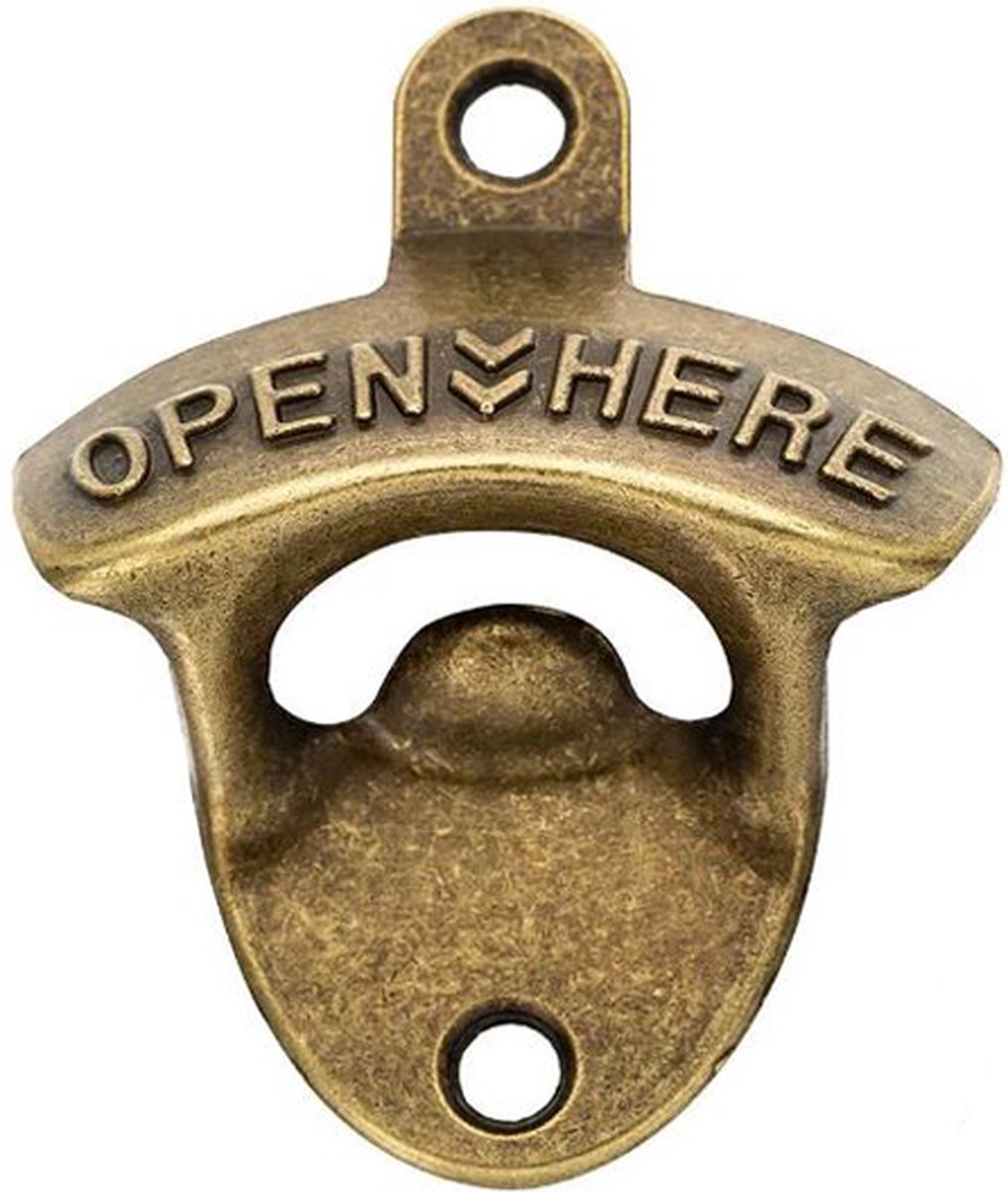 Flessenopener - bieropener - biertap - Brons