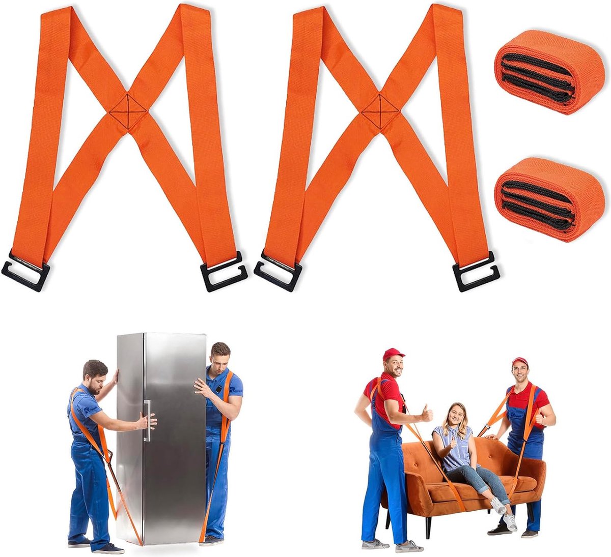 Yirilan Sangle De Transport Pour 2 Personnes, Renforcée