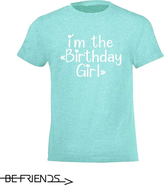 Be Friends T-Shirt - Birthday girl - Kinderen - jaar