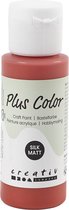 Plus Color Acrylverf, kerstrood, 60 ml/ 1 fles