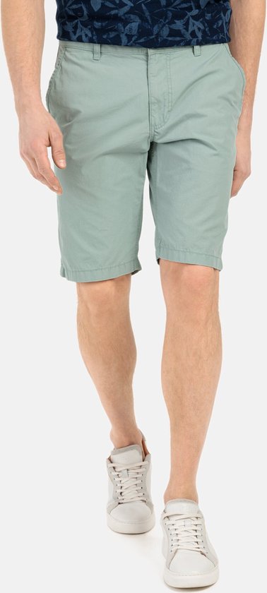 camel active Chino Shorts regular fit - Maat menswear-33IN - Blauw-Groen