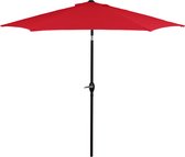 Parasol Springos | Parasols | Inclinable | Avec Ventilation | Rouge | 250 cm
