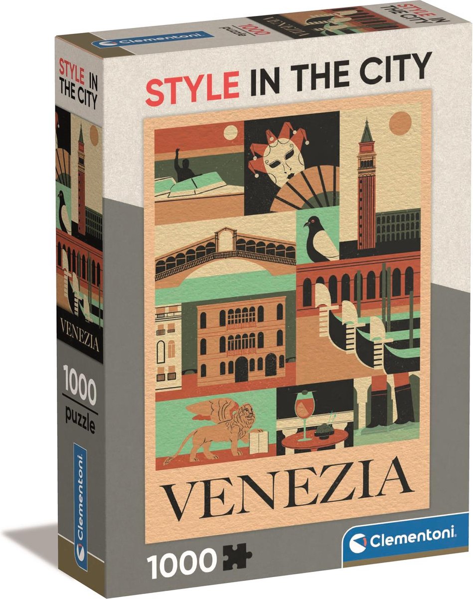 Clementoni PZL 1000 STYLE IN THE CITY VENEZIA COMPACT BOX- =2024=