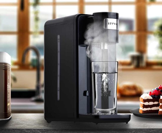 Zet een zuinig kopje thee met de heet water dispenser van Action