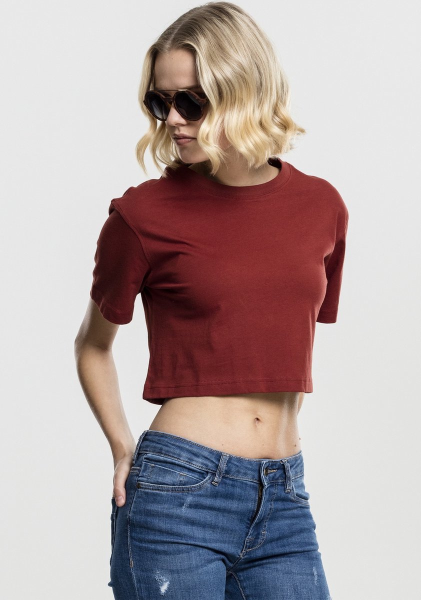 Urban Classics Overszied Dames Tshirt Kort oversized L Rood