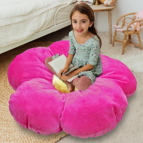 Foto: Vloerhoes perfect voor kinderen zachte en duurzame kwaliteit floor pillow