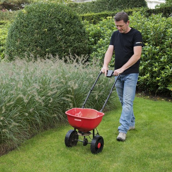 Kreator KRTGR9003 Strooiwagen - 140 tot 250 cm instelbare strooibreedte - 15 liter van Kreator — afbeelding 2