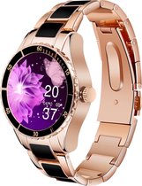 Darenci Smartwatch Timeless - Smartwatch dames - Smartwatch Heren - Horloges voor mannen en vrouwen - Horloge - Activity tracker - Stappenteller - Bloeddrukmeter - Hartslagmeter - Zwart
