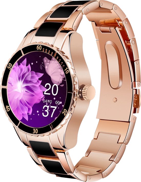 DMV Smartwatch Timeless -  Smartwatch dames - Smartwatch Heren - Horloges voor mannen en vrouwen  - Horloge - Activity tracker - Stappenteller - Bloeddrukmeter - Hartslagmeter